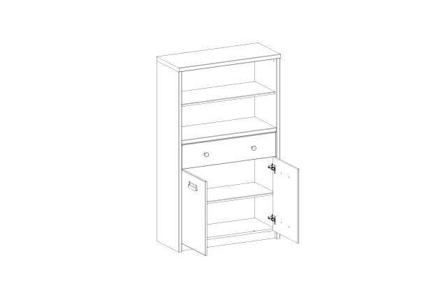 Шкаф  «Дизель» 2D1S2NL/D2