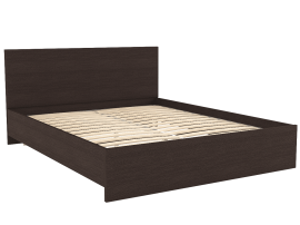 Кровать без ламелей и опор  «Анастасия» АН-20К (2000x1600) венге/орех шоколадный